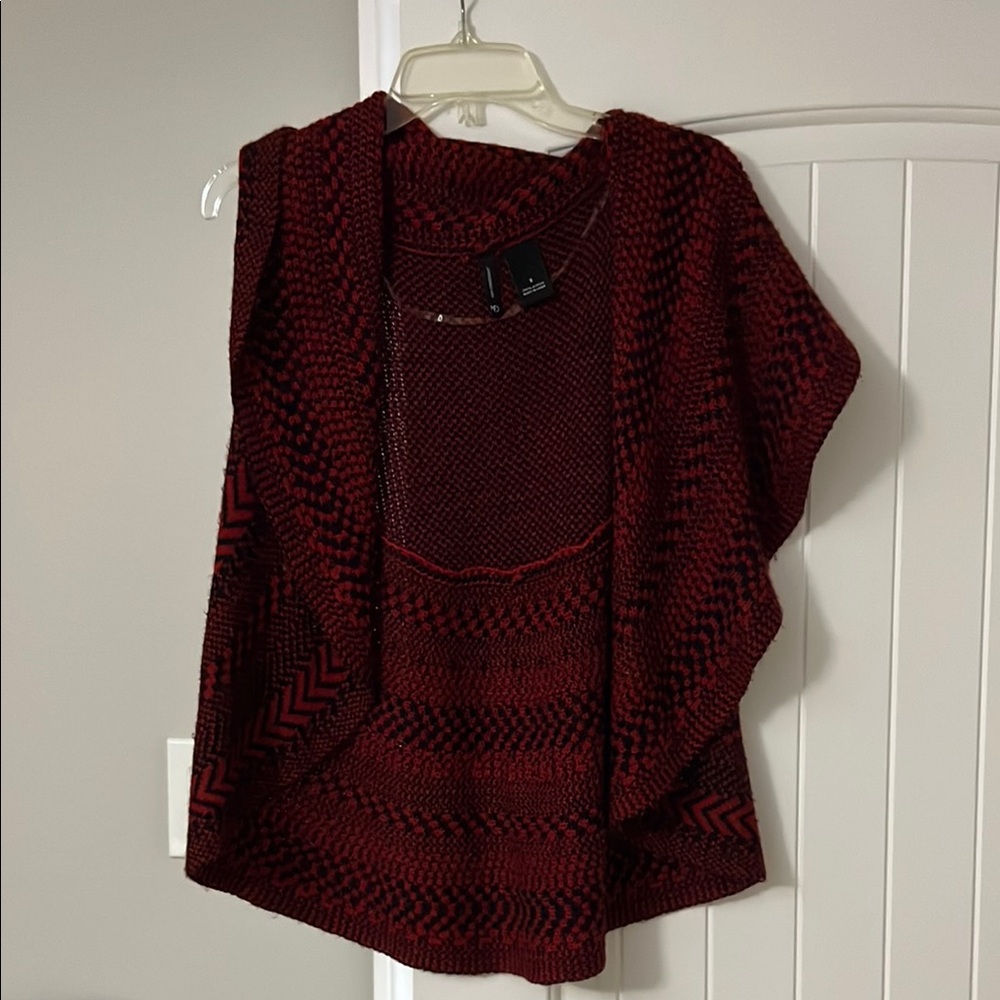 Red Knit Women's Sweater